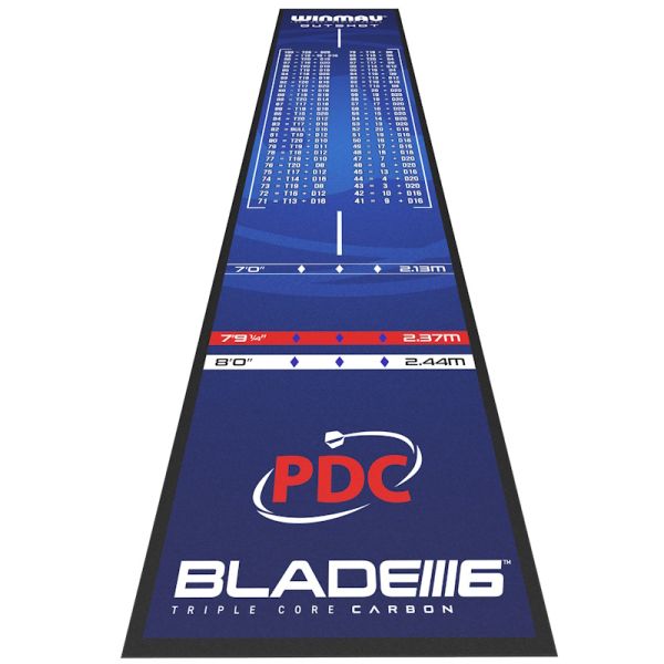 Dartmatte Winmau OUTSHOT blau