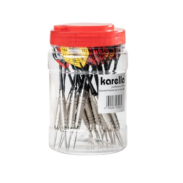 Steeldart Karella, Dose mit 24 Darts