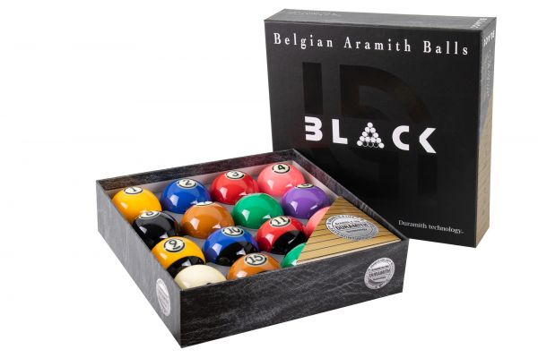 Pool Billard Kugeln Aramith Black Tournament TV, 57.2 mm