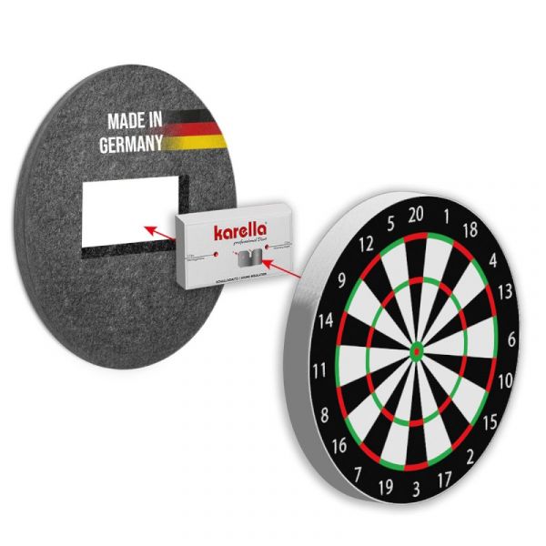 Karella Schallschutz Kompakt Ø 45 cm - Silencer für Dartboards