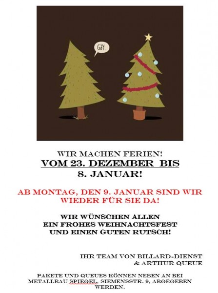 Betriebsferien