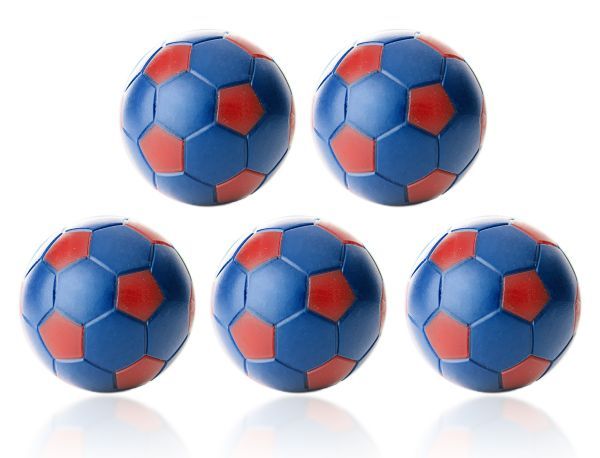 Kickerball Winspeed blau/rot, 35 mm, 24 g, 5 Stück