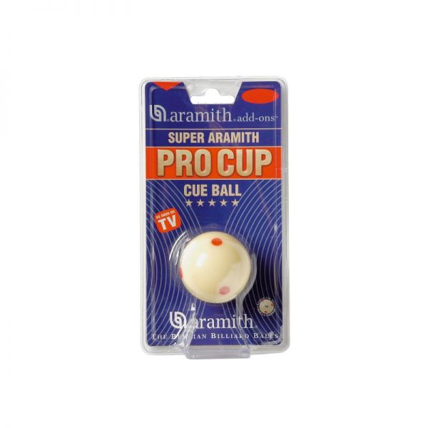Spielball Super Aramith Pro Cup TV, für Pool, 57.2 mm