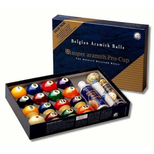 Pool Billard Kugeln Super Aramith Pro-Cup Value Pack