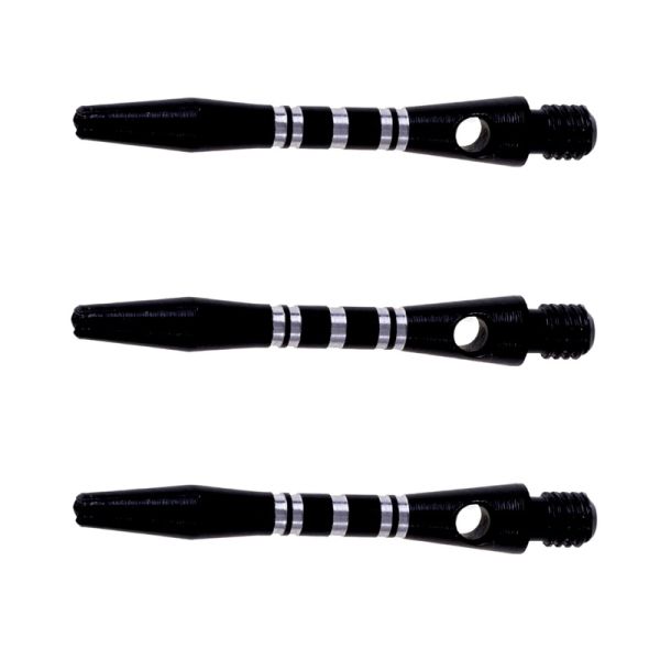 Winmau Alu Stripe schwarz (3 Stück) schwarz short ca. 35 mm