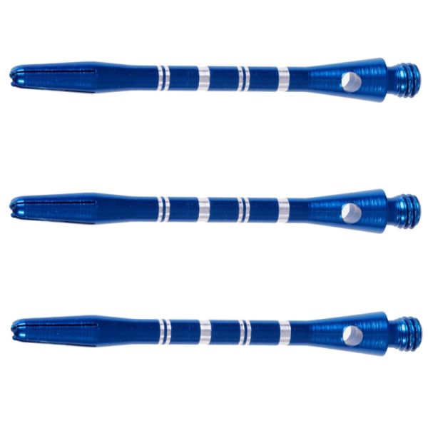 Winmau Alu Stripe blau (3 Stück), medium ca. 45 mm