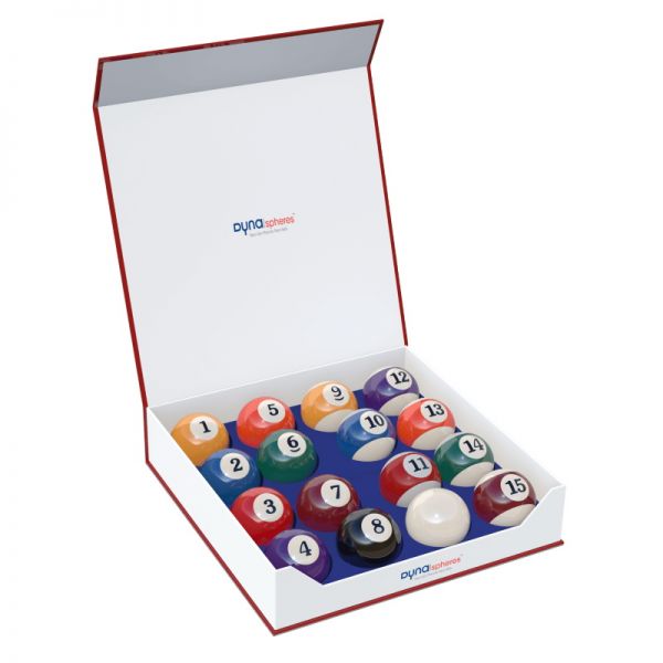 Pool Billard Kugeln Dynaspheres Pool Silver 752 