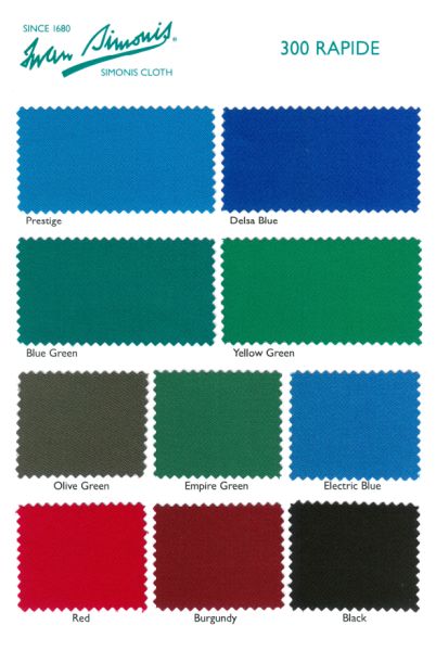 Simonis 300 rapide colours