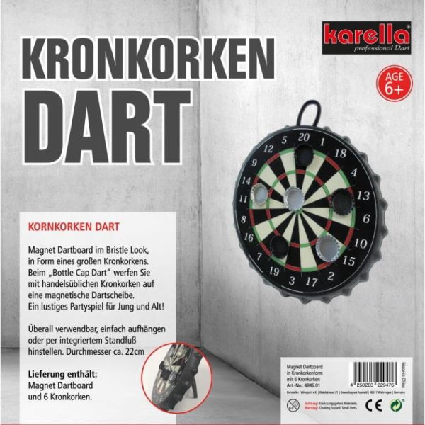 Kronkorken Dart Karella